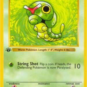 Caterpie 45 - Base Set Shadowless 1st Edition