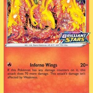Moltres SWSH185/307 - SWSH Black Star Promos Holofoil
