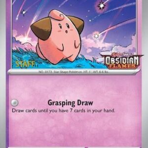 Cleffa - 037 (Prerelease) [Staff] 37 - SV Scarlet & Violet Promo Cards Holofoil