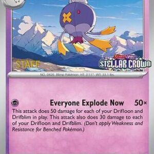 Drifblim - SVP135 [Staff] 135 - SV Scarlet & Violet Promo Cards Reverse Holofoil