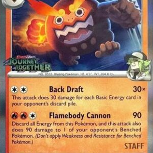 N's Darmanitan - 181 (Prerelease) [Staff] 181 - SV Scarlet & Violet Promo Cards Holofoil