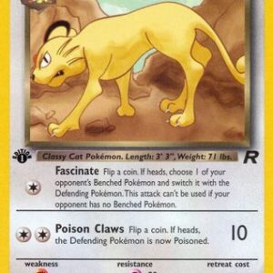 Dark Persian 42/82 - Team Rocket 1st Edition