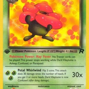 Dark Vileplume (30) 30/82 - Team Rocket 1st Edition