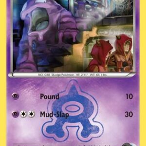 Team Aqua's Grimer 7/34 - Double Crisis Reverse Holofoil