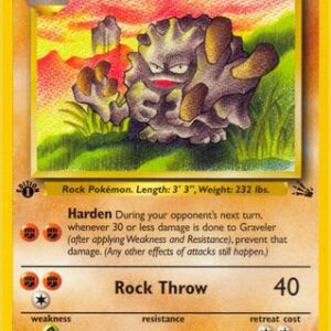Graveler 37/62 - Fossil 1st Edition