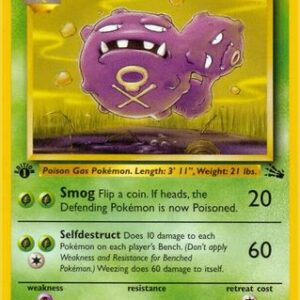 Weezing 45/62 - Fossil 1st Edition