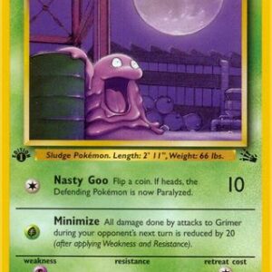 Grimer 48/62 - Fossil 1st Edition
