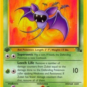 Zubat 57/62 - Fossil 1st Edition